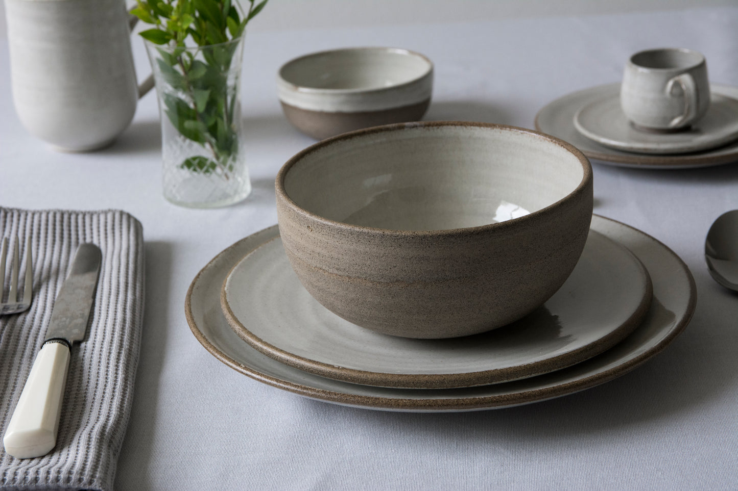 Rustic Dinnerware Place Setting, 3 Piece