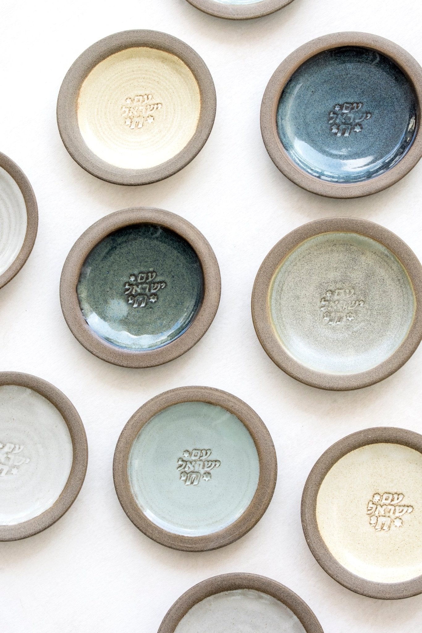 Handmade Jewish Ceramic Small Plate - RAMIREZ ZANOTTY- plates