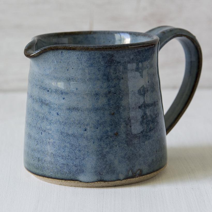 Blue Ceramic Creamer - RAMIREZ ZANOTTY - creamer
