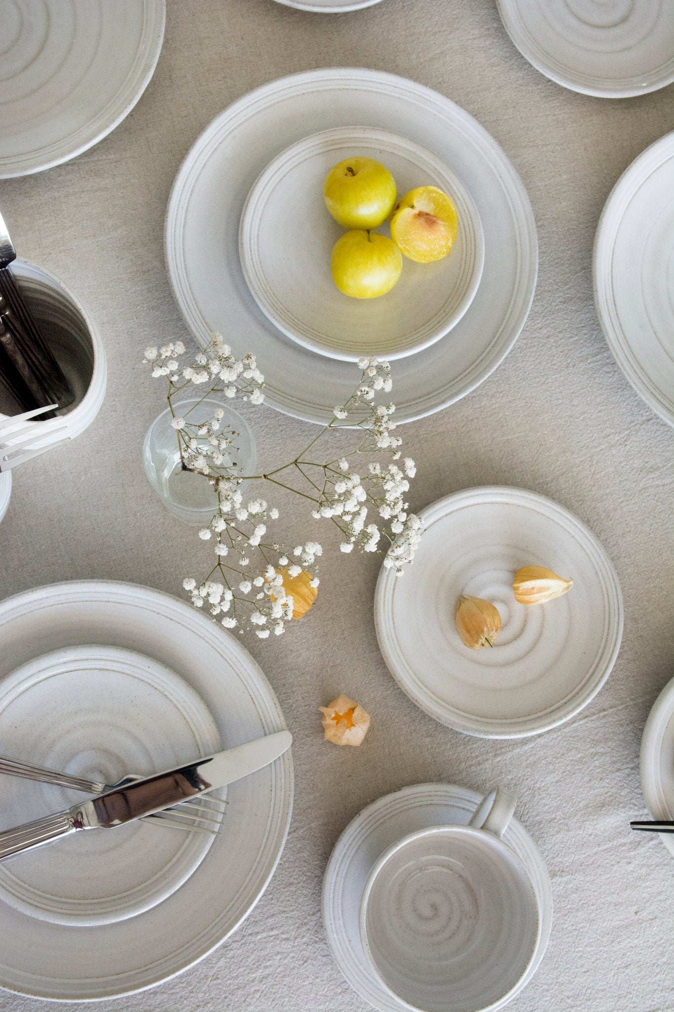 Ceramic Handcrafted Serveware | 1 Person Dinnerware Sets | Harvest - RAMIREZ ZANOTTY- plates