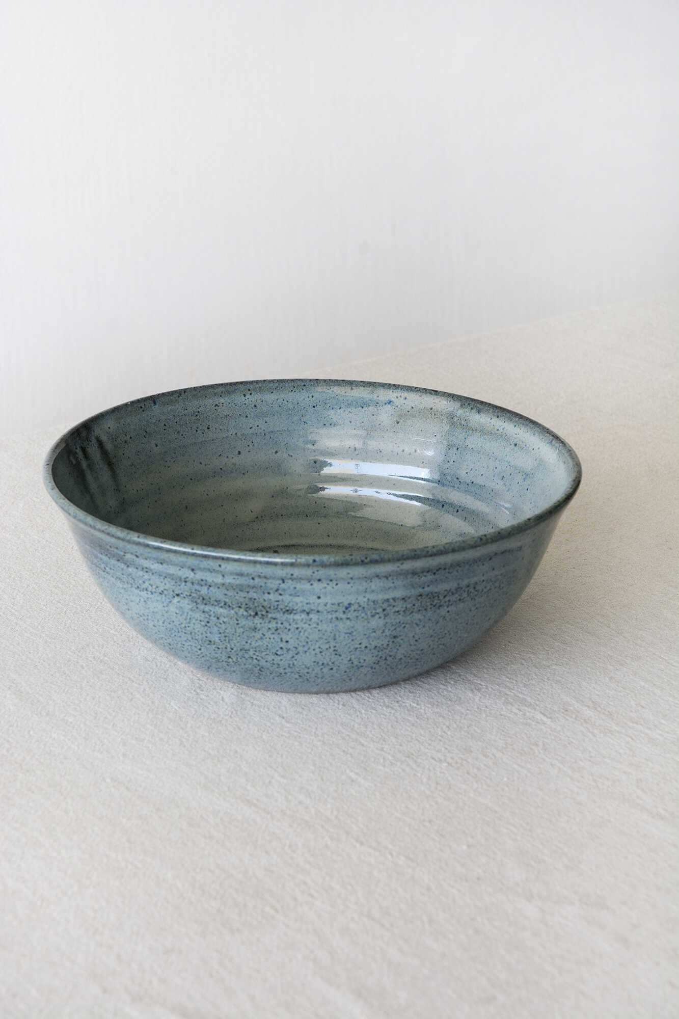 Ceramic Large Blue Salad Bowl - RAMIREZ ZANOTTY- Bowl