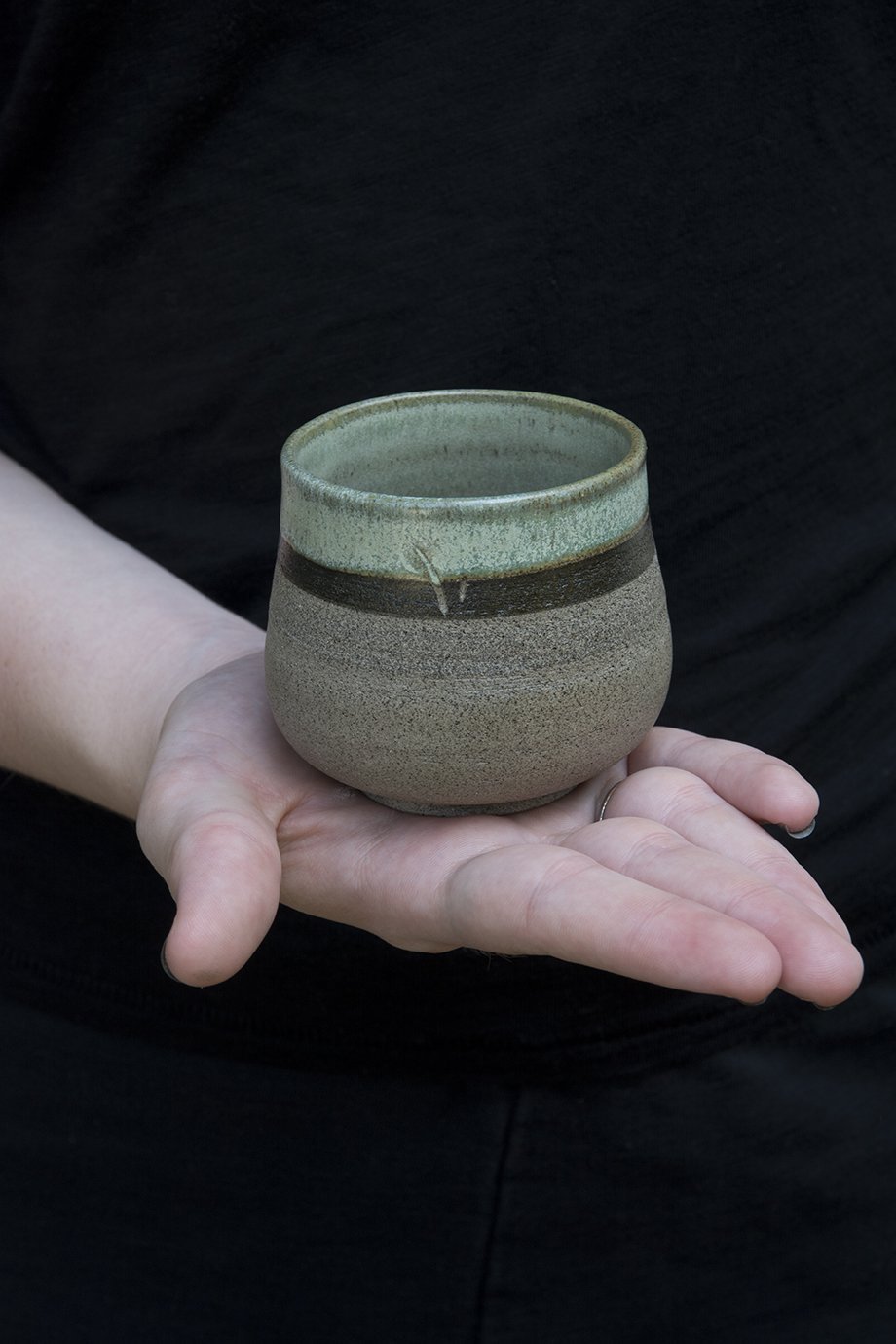 Green Sage Chai Cups, Set of 2 - RAMIREZ ZANOTTY - Mugs and Cups
