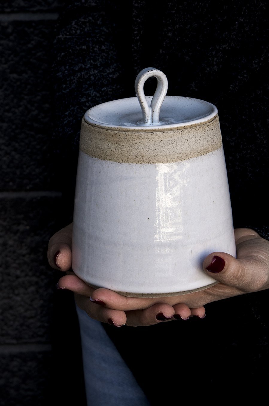 Handmade Ceramic Kitchen Canister - RAMIREZ ZANOTTY - canister
