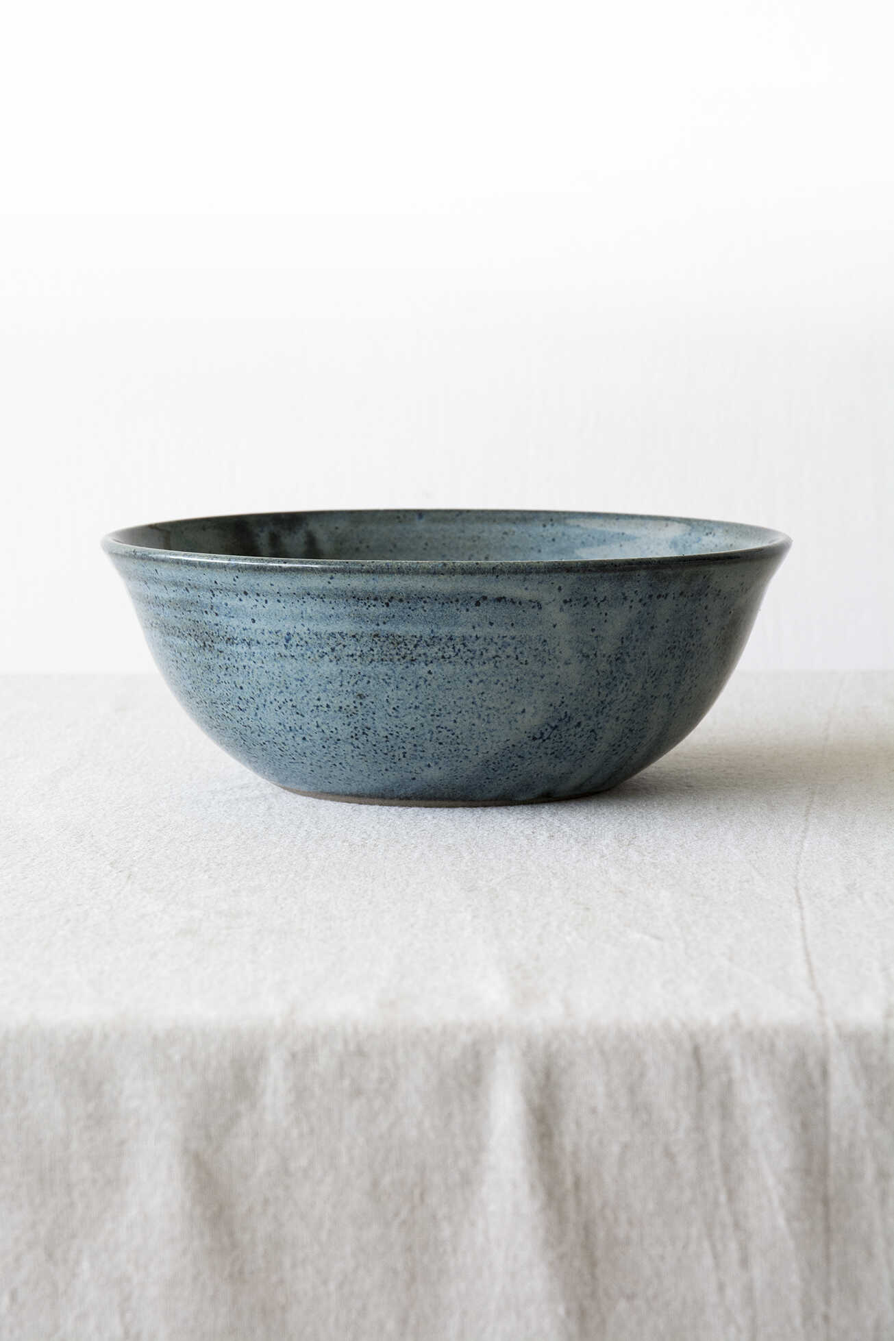 Ceramic Large Blue Salad Bowl - RAMIREZ ZANOTTY- Bowl