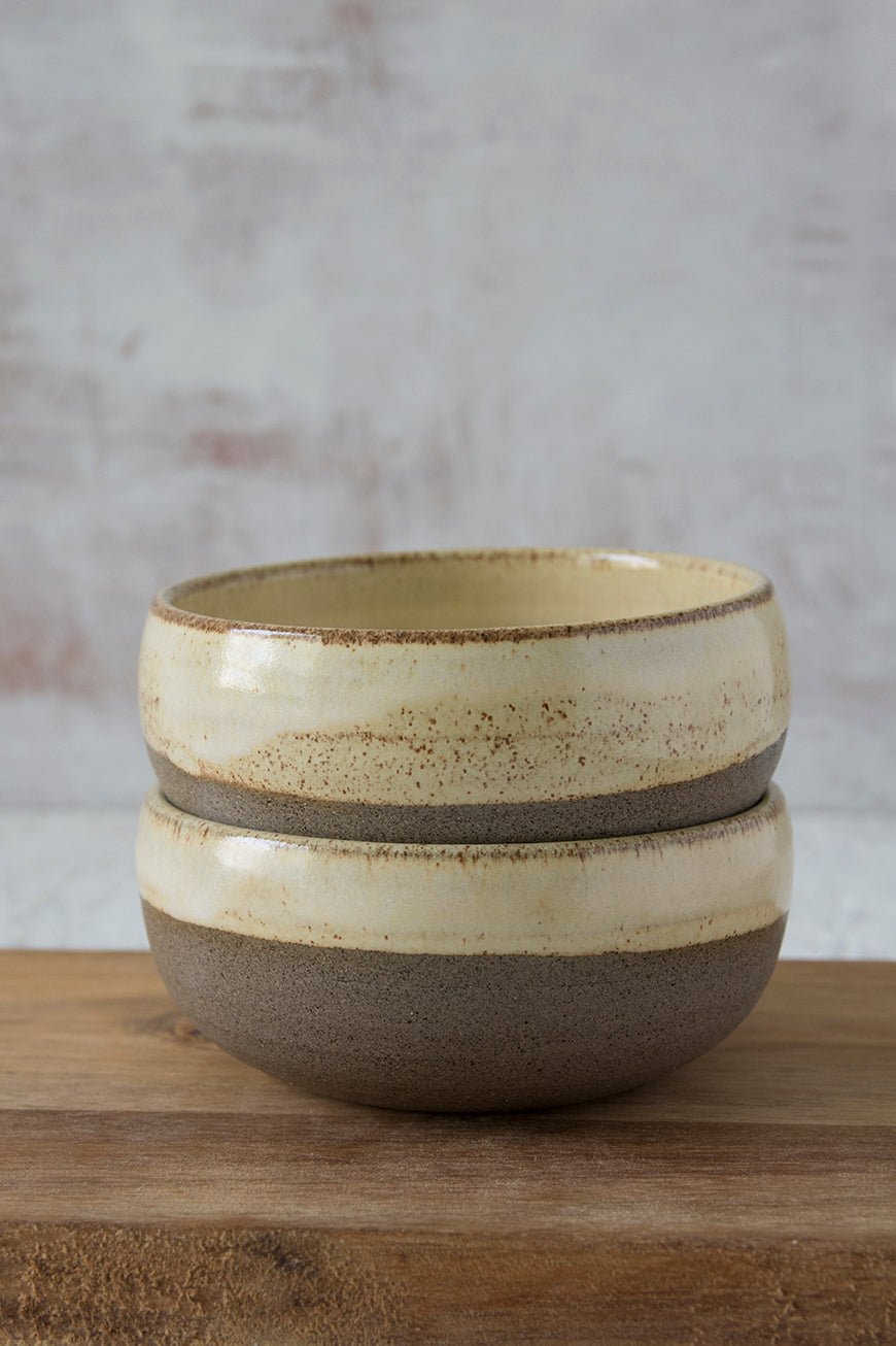 Handcrafted Pottery Rustic Small Snack Bowls - RAMIREZ ZANOTTY- Bowl