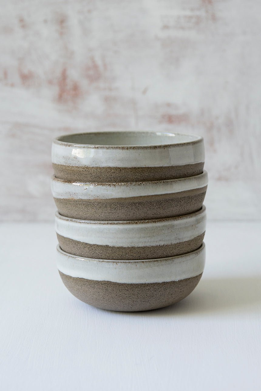 Handcrafted Pottery Rustic Small Snack Bowls - RAMIREZ ZANOTTY- Bowl
