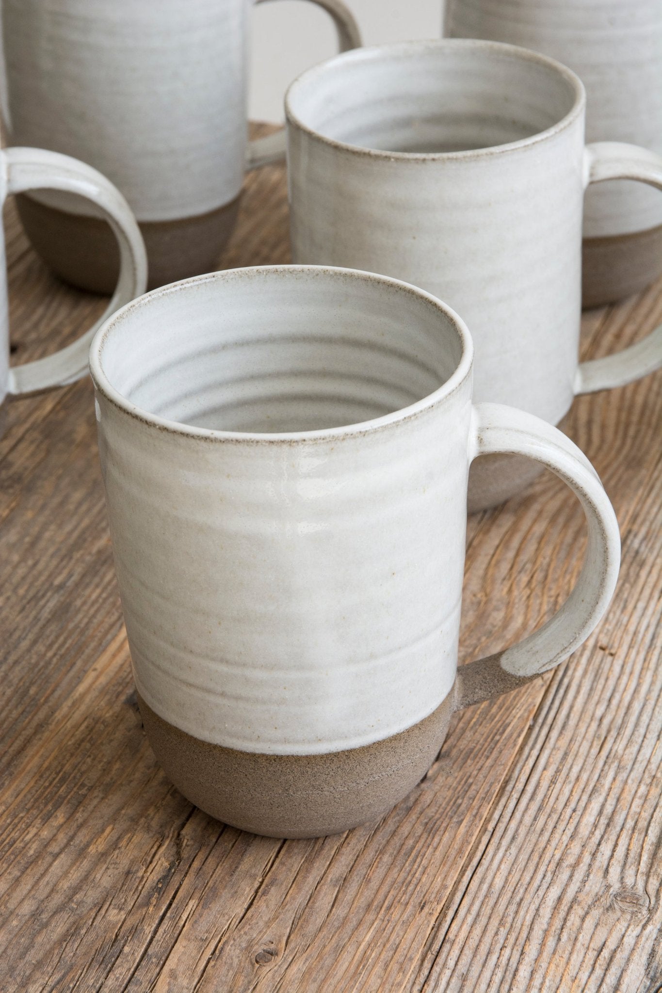 Oversized 17oz Rustic Pottery Mug - RAMIREZ ZANOTTY- Mug